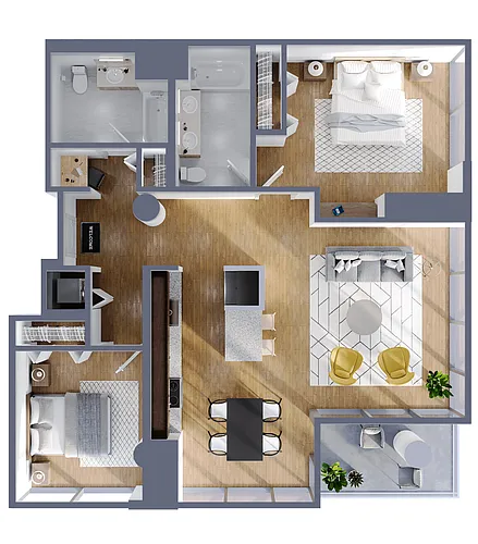 Floor plan B2