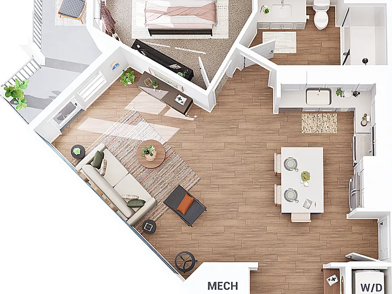 A2 floor plan Broadstone Marina Bay
