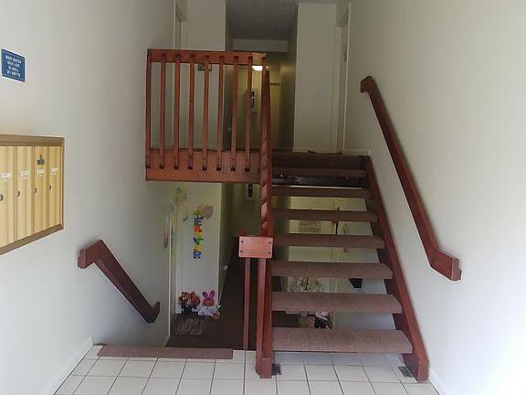 Condo building entrance 