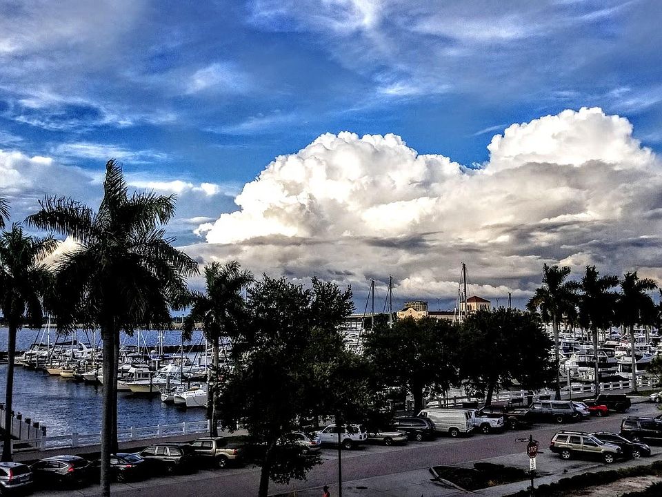 View of the Manatee River and Twin Dolphin Marina from your balcony