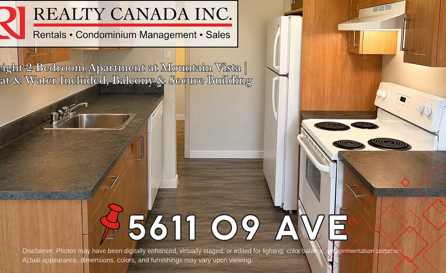(PN0934) Spacious 2-Bedroom with Balcony/Patio - Heat — Photo 1