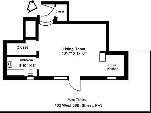 5th image of 162 W 56th St APT 1703