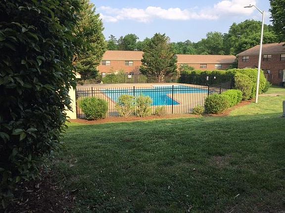 Best pool in Carrboro! Has a deep end!! & it's right out the back door but your patio has privacy!