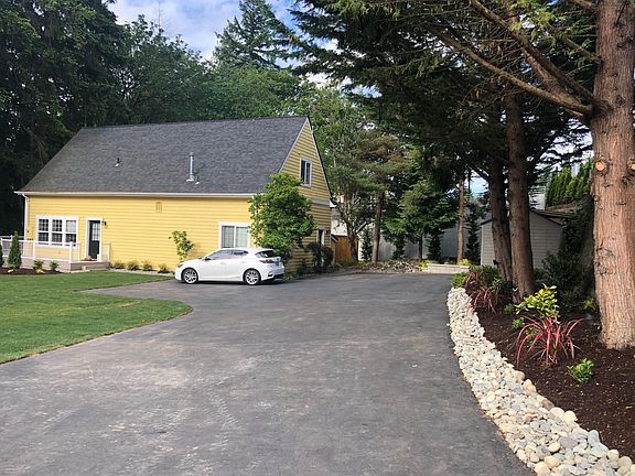 Driveway leading to home.