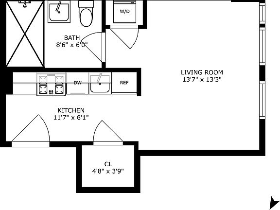 2nd image of 9 De Kalb Ave #72A