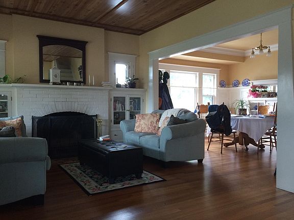 Formal dining room and fireplace sitting room