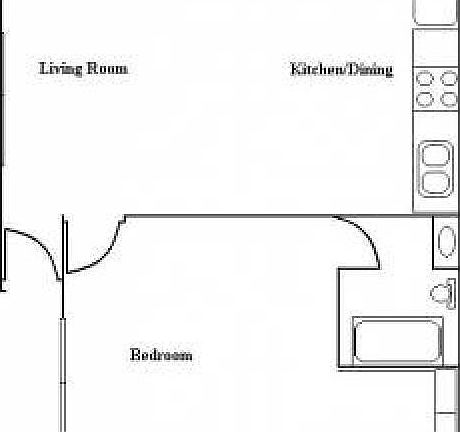 1 Bedroom Floor Plan