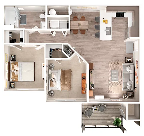 Floor plan Baker