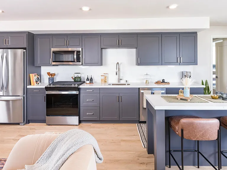 Elevate your cooking with a moveable chef's island at Modera Argyle.