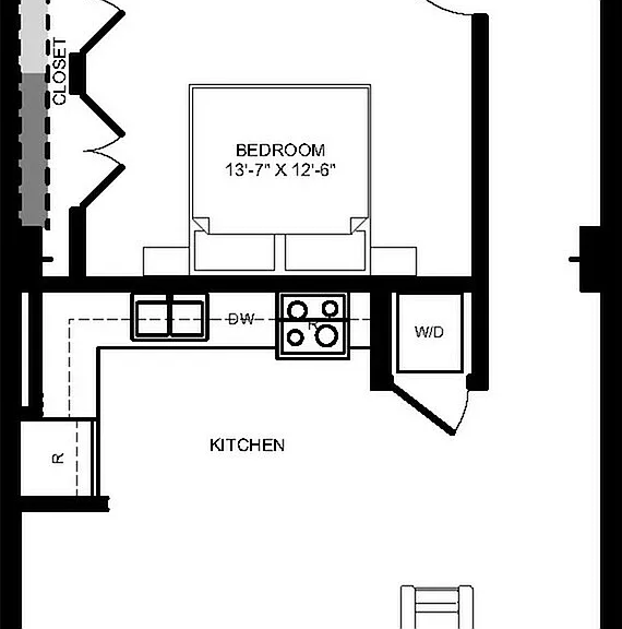 1BD 1BA w/ Den 1BD 1BA w/ Den