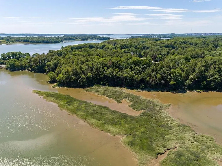 View at low tide from back of the house opening up into CASCO BAY