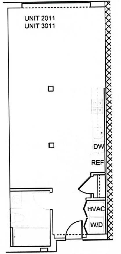 Floor plan Warehouse-style Open Concept - Alcove