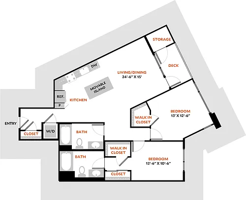 Floor plan Plan 2B
