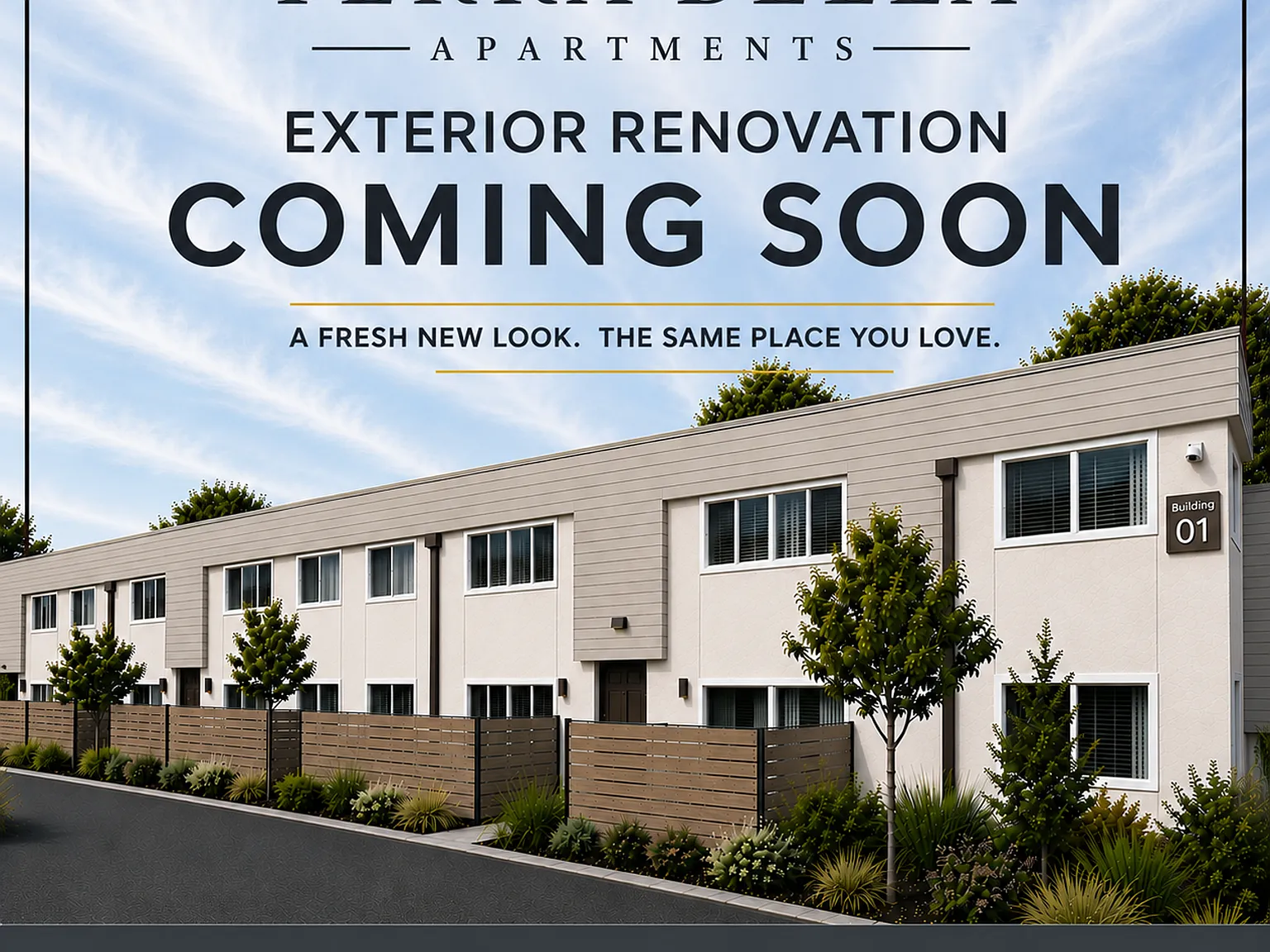 Terra Bella Apartments Fresh, Exciting Updates Coming Soon! — Photo 1