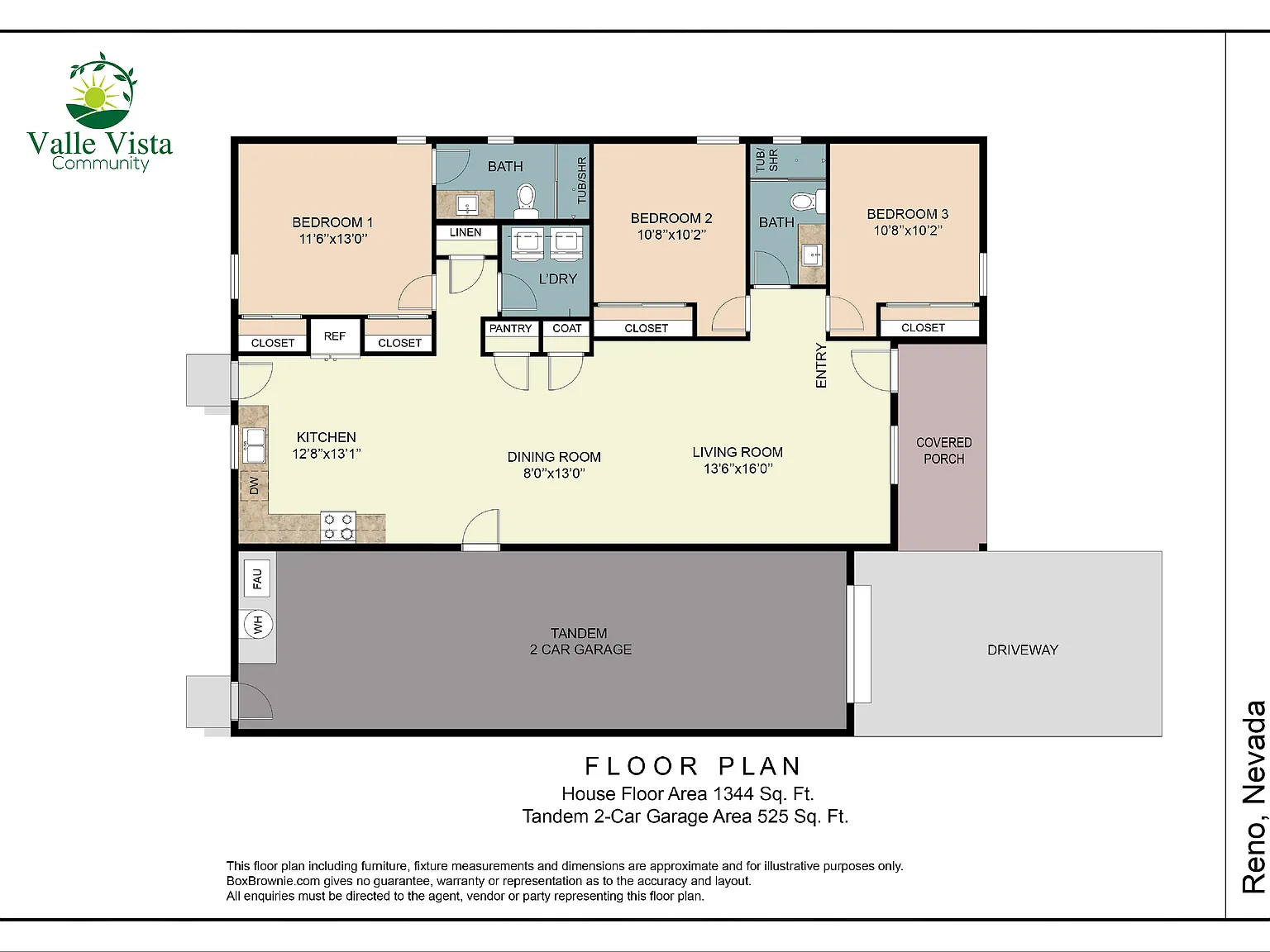 3 bed, 1344 sqft, $2,700 — Photo 2