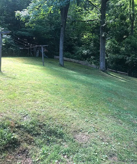 Upper backyard