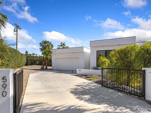 Home is set back from the street for privacy