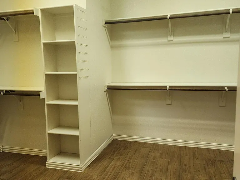 other half of master bedroom closet