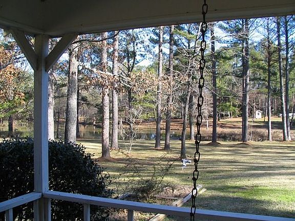 View from side porch