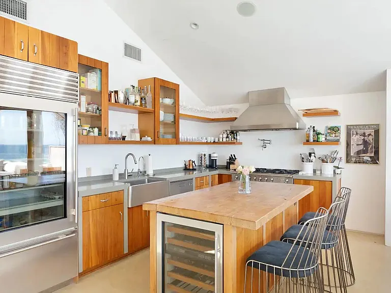 Top of line appliances and kitchen supplies.