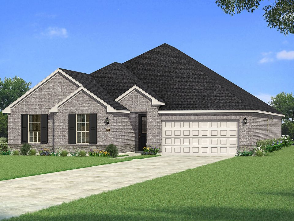 The Seville One-Story - Traditional with Stone Elevation