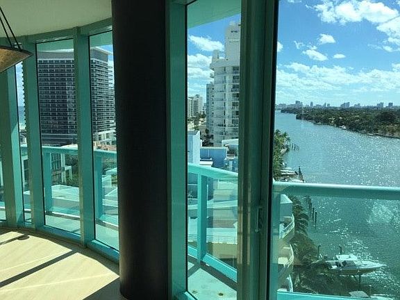 View of intracoastal waterway from living room