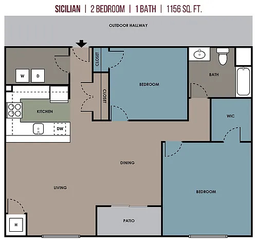 Floor plan Sicilian & Pearl