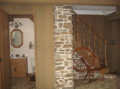 Powder room family room