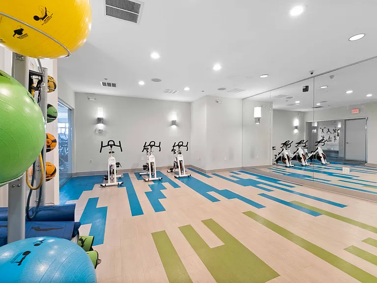 Spacious Fitness and Yoga Studio at The Lena
