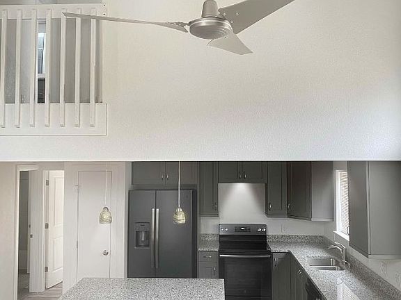Renovated kitchen, bright, open floor plan.