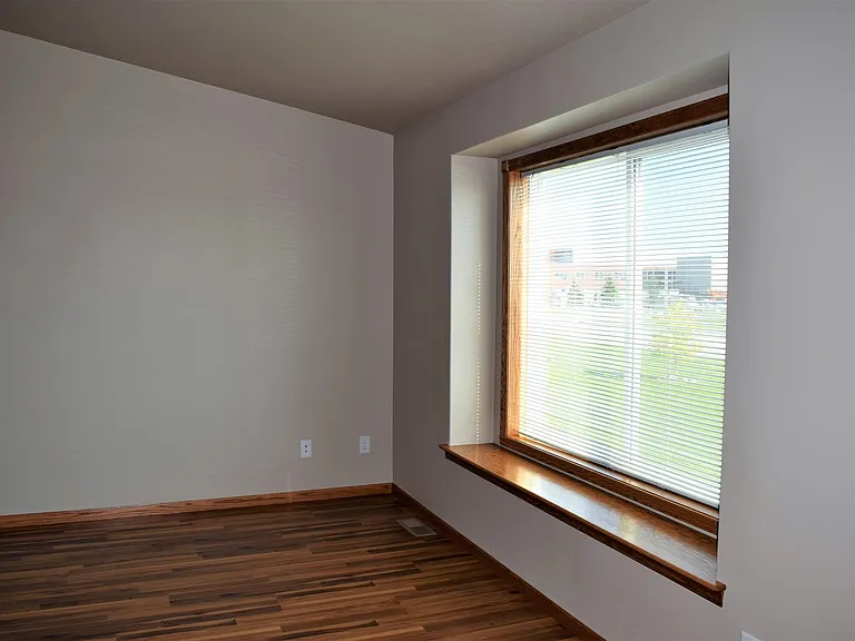 Window seat in living area