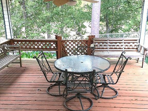 Your private rear deck
