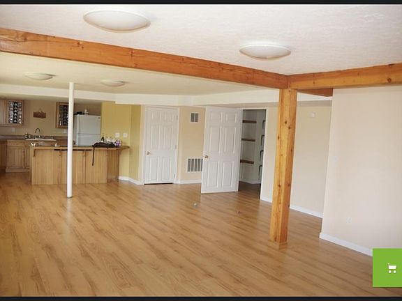 Downstairs living room and kitchen