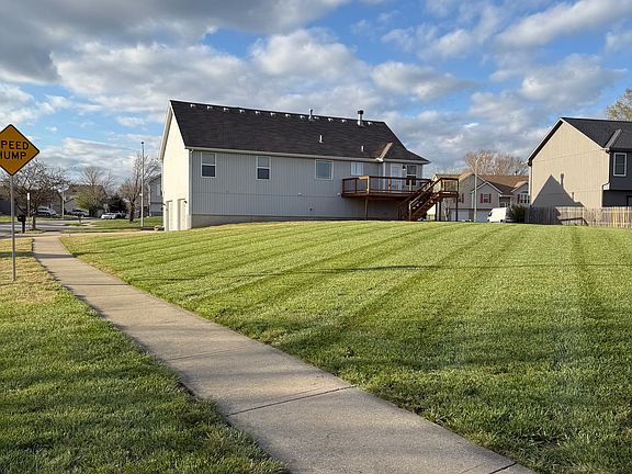 Large corner backyard