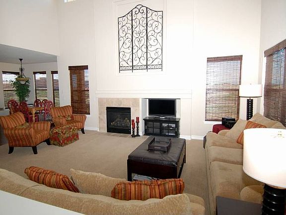 Cathedral ceilings in family room