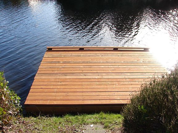 Launch your boat or fish from your very own dock.