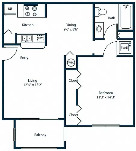 Floor plan A2
