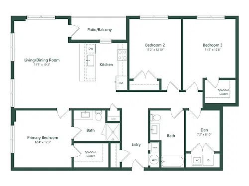 Floor plan 3A