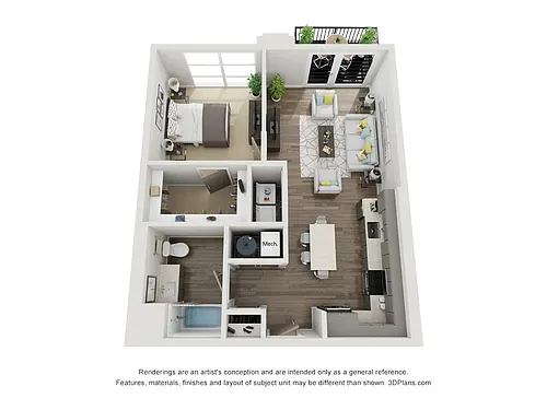 Floor plan A04A