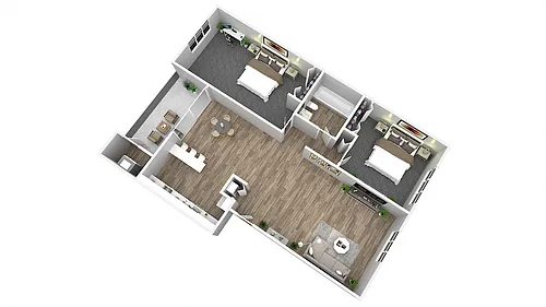 Floor plan 2A Oak