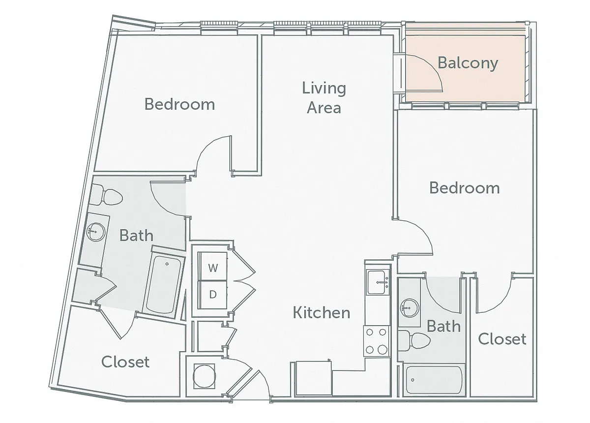 Floor plan B3