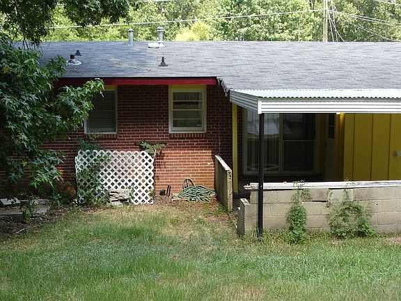Back of House, with Covered Patio