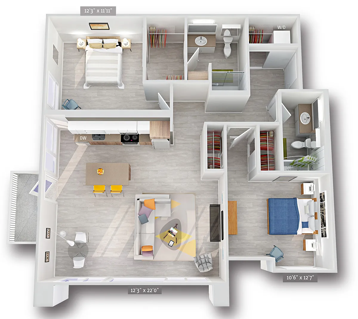 Floor plan B7
