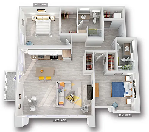 Floor plan B7