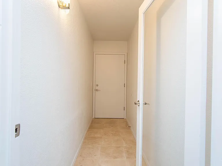 Hallway to garage