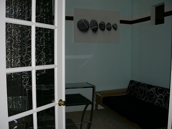 Den, Office with French Doors