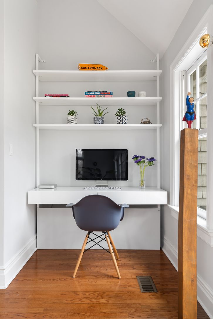 Work Station in Living Room