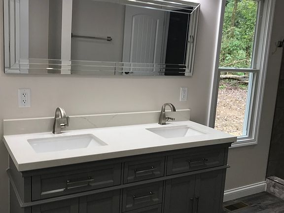 Master bath vanity