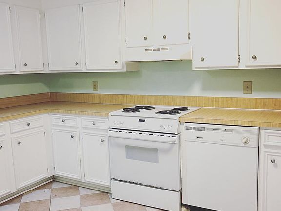 Kitchen. Electric stove. Dishwasher.