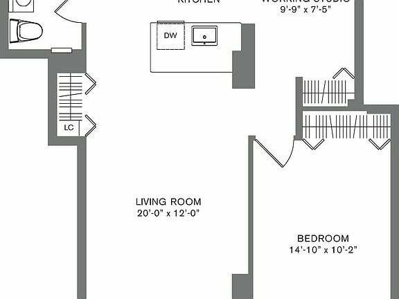 2nd image of 88 Leonard St APT 712